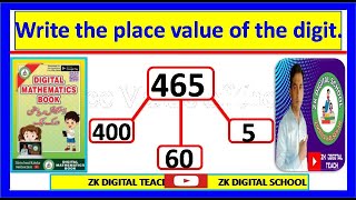 place value of the underline digit  place value tens and ones  place value hundred [upl. by Dine]