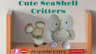 Creative decorating ideas with SeaShellWhere amp How to use SeashellsMake Some Cute CrittersDIY [upl. by Lynnelle]