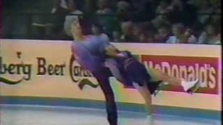 Torvill amp Dean GBR  1984 Worlds Ice Dancing Free Dance US CBS quotBoleroquot [upl. by Asiilanna842]