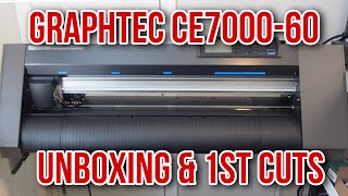 Upgraded to The Graphtec CE700060  Unboxing and 1st Cuts [upl. by Nioe842]