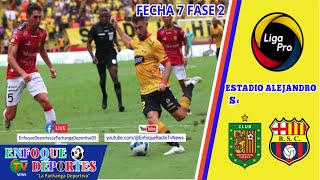 DEPORTIVO CUENCA VS BARCELONA FECHA 7 ETAPA 2 LIGA PRO [upl. by Atterrol99]