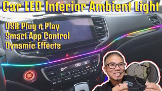 How to install Car LED Interior Ambient Lights [upl. by Little]