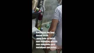 TANGGAL BARA SA INIDORO Removing Toilet clog fast [upl. by Eiramassenav428]