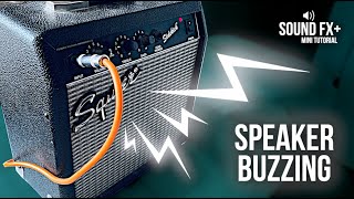 Speaker Buzzing  Sound Effect [upl. by Orofselet]