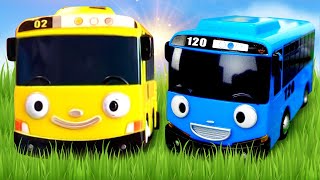 Tayo toys racetrack Street vehicles for kids amp Toy cars and buses for kids [upl. by Ybor114]