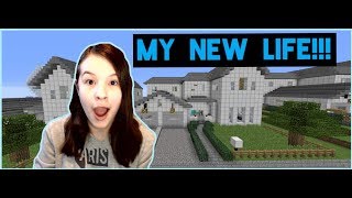 EXPLORING THE MY NEW LIFE MAP IN MINECRAFT [upl. by Aihsitan]