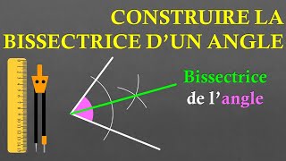 Les droites remarquables dun triangleBissectrices 1apic 2ac [upl. by Ecallaw]