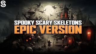 Spooky Scary Skeletons Epic Version  Halloween Music  Andrew Gold Song Cover [upl. by Lytsyrk]