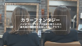 【カラーファンタジー】日本一高級なヘアカラー？やればやるほど髪がキレイになる魔法のヘアカラー [upl. by Sander]