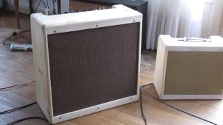 clone Bassman Tweed 5F6A 4x10 alnico 5881 GZ34 DIY [upl. by Nerha]