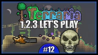 Unexplored Territory Battling Skeletron  Lets Play Terraria 123 Episode 12 [upl. by Selokcin]