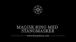 Magisk ring med stangmasker [upl. by Letnahs]