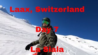 Laax Switzerland  Day 7  La Siala [upl. by Notniuqal]