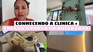 CHEGOU A PORTA  CONHECENDO A CLINICA  EM BUSCA DE CAIXAS PARA MUDANÇA  PENDENTES PARA CASA NOVA [upl. by Anaigroeg]