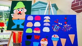 Tanya Memmes DIY Felt Board for Kids [upl. by Oraneg550]