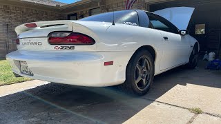 94 Camaro LT1 ported heads LE 227235 cam idle [upl. by Imiaj]