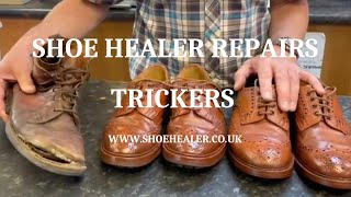 Old Trickers Shoes amp Boots In For Repair amp Appraisal  The Shoe Healer [upl. by Mady]