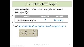 natuurwetenschappen  elektriciteit  elektrische energie en vermogen [upl. by Stoeber237]