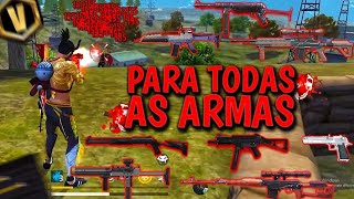 TODAS AS ARMAS 🤪🔥 a MELHOR SENSIBILIDADE DO MUNDO PARA MIRA GRUDAR NA CABEÇA [upl. by Porte]