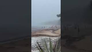 Maltempo a Baia dei Campi Vieste un fiume dacqua invade i lidi [upl. by Robins]