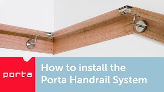 How to install the Porta Handrail System [upl. by Donnelly]