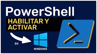 🟦 PowerShell  Como Habilitar y Activar en Windows PowerShell  Tutorial [upl. by Eitsyrhc]