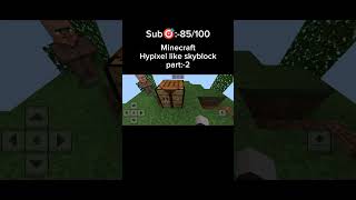 Hypixel Skyblock minecraft skyblock hypixel trending shorts mcpe video gaming gameplay [upl. by Ayoral]