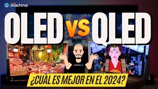 OLED VS QLED ¡¿Cuál es MEJOR TELEVISOR en el 2024 [upl. by Yroger981]