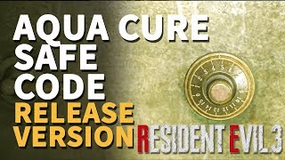 Aqua Cure Safe Code Resident Evil 3 Remake Safe Combination [upl. by Adalard755]