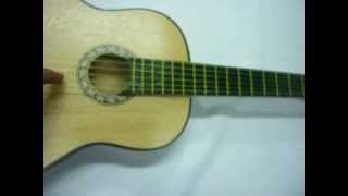 ANTONIO HOBBY GUITARRA DE MADERA INFANTIL DE JUGUETE [upl. by Nonnac]