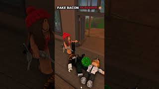 FAKE BACON BODY TROLLING IN MM2 😂 roblox mm2 [upl. by Kauppi626]