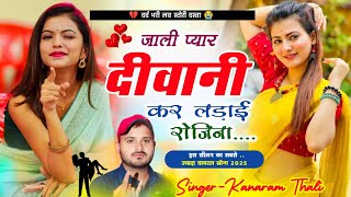 जाली प्यार दीवानी कर लड़ाई रोजिना  New Meena Dj Song 2024  Kanaram Thali  Harisingh Dholan [upl. by Eltsyek407]