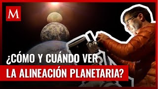 ¿Listo para la alineación planetaria Descubre cuándo y dónde verla [upl. by Anehsat69]