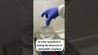 How to disperse Graphene in Water [upl. by Tavis]