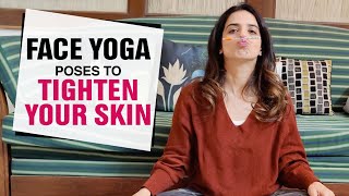 Face Yoga for Skin Tightening  Fit Tak [upl. by Evangelin]