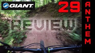 2018 Giant Anthem 29 Pro Review  Its FAST [upl. by Yarahs]