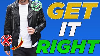 Leather Jacket Fit GuideGet the Perfect Fit In Just 2 Minutes [upl. by Nayek]