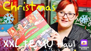 XXL TEMU HAUL  Christmas Fashion amp Adventskalender  WERBUNG [upl. by Ado940]