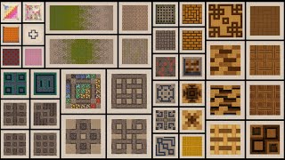 Minecraft 40 Floor Design Ideas [upl. by Germaun644]