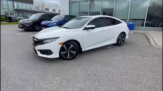 2017 Honda Civic EX T in Taffeta White [upl. by Arzed]