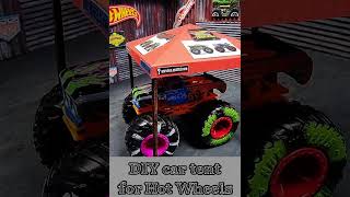 DIY Hot Wheels car show tent papercraft diorama Shorts [upl. by Sile]