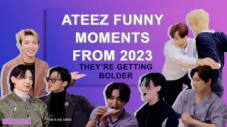 ATEEZ funny moments from 2023 [upl. by Jana547]