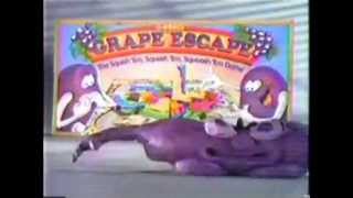 1992 quotThe Grape Escapequot game commercial [upl. by Nednarb]