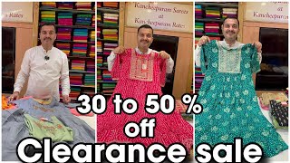 srinidhisilks Malleshwaram presents clearance sale up to 30 to 50 discount sale in Kurtis [upl. by Liahcim]