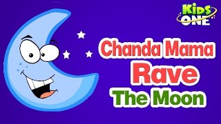 Chandamama Rave  The Moon  Nursery Rhymes  KidsOne [upl. by Attenyl]