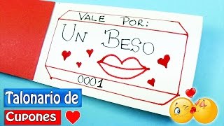 Talonario de cupones para REGALAR  Ecobrisa DIY [upl. by Verlie]