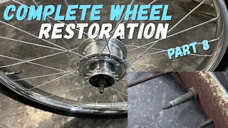 Velosolex Complete Spoke Wheel Restoration 8 [upl. by Aruasor492]