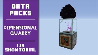 Dimensional Quarry Data Pack  ShowcaseTutorial  Minecraft 114 [upl. by Parnell206]