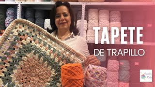 Tapete de trapillo 💗  Estambres Erika🧶 [upl. by Cacilie635]