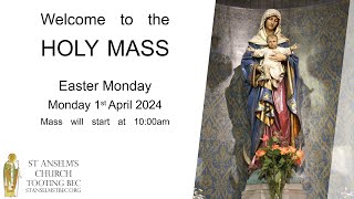 Holy Mass  Easter Monday  1st April 2024 [upl. by Maddox918]